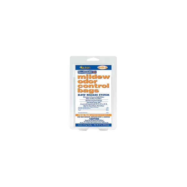 Star brite 89950 M2DG Slow Release Mildew Odor Control Bags, 10 Grams, 2/Pk