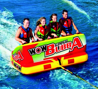 WOW Watersports 17-1070 Bubba Hi-Vis Towable, 1-4 Riders