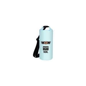 WOW Watersports 18-5070C H2O Proof Drybag w/Shoulder Strap, 10L Clear