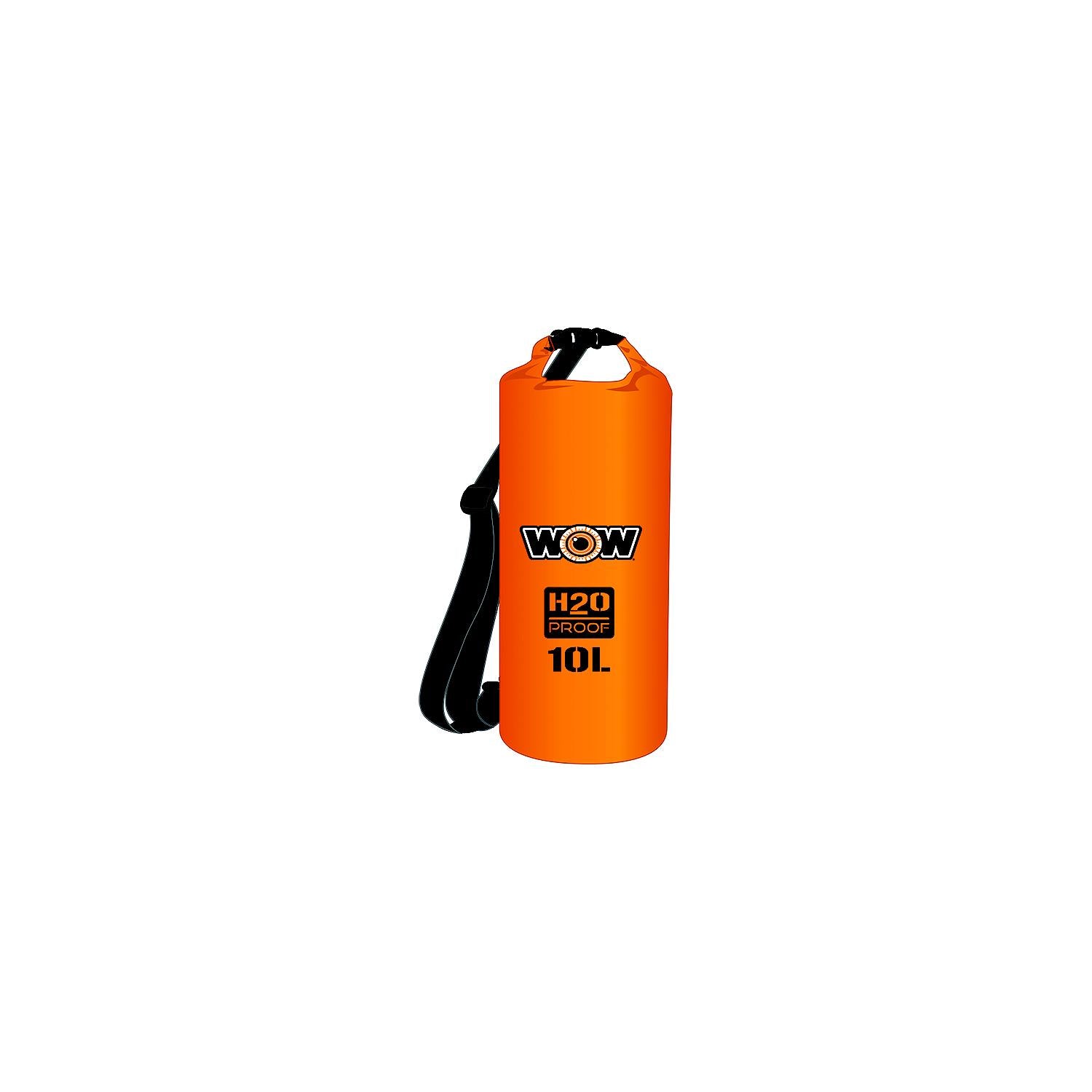 WOW Watersports 18-5070O H2O Proof Drybag w/Shoulder Strap, 20L Orange