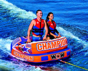 WOW Watersports 21-1000 211000 Champion Towable, 2 Riders