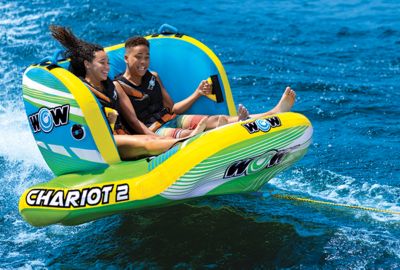 WOW Watersports 23-WTO-3976 Wow 23WTO3976 Chariot Towable, 2 Riders