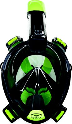Aqua-Leisure Recreation DPM17478LBLC Aqua Pro Frontier Full Face Snorkeling Mask, Blue, Lg