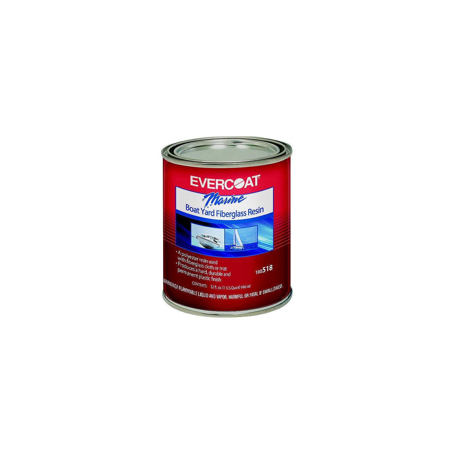 Evercoat 100518 Boat Yard Resin Quart w/Wax