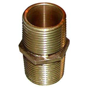 GROCO Bronze Pipe Nipple - 2-1/2