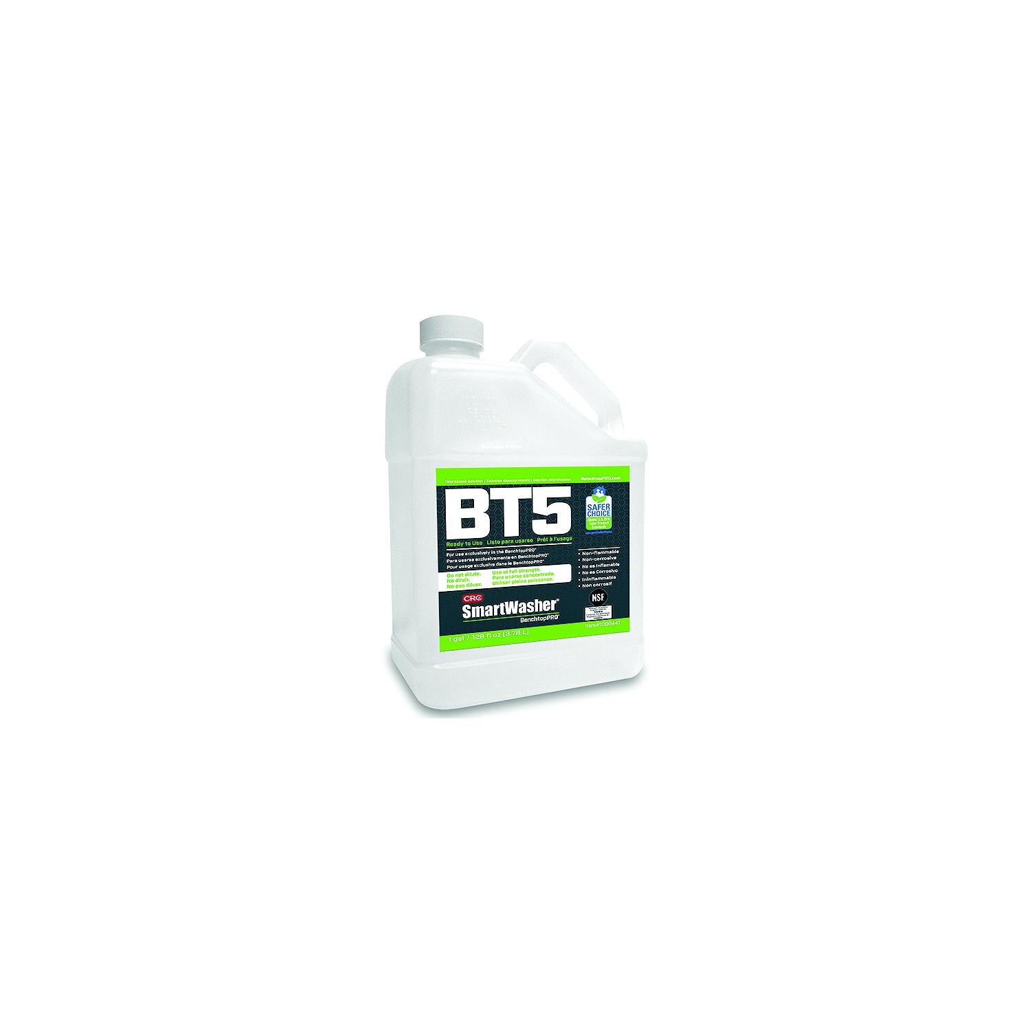 CRC 1750987 SmartwasherÂ® BT5 Ready To Use Degreasing Solution, 1 gal.