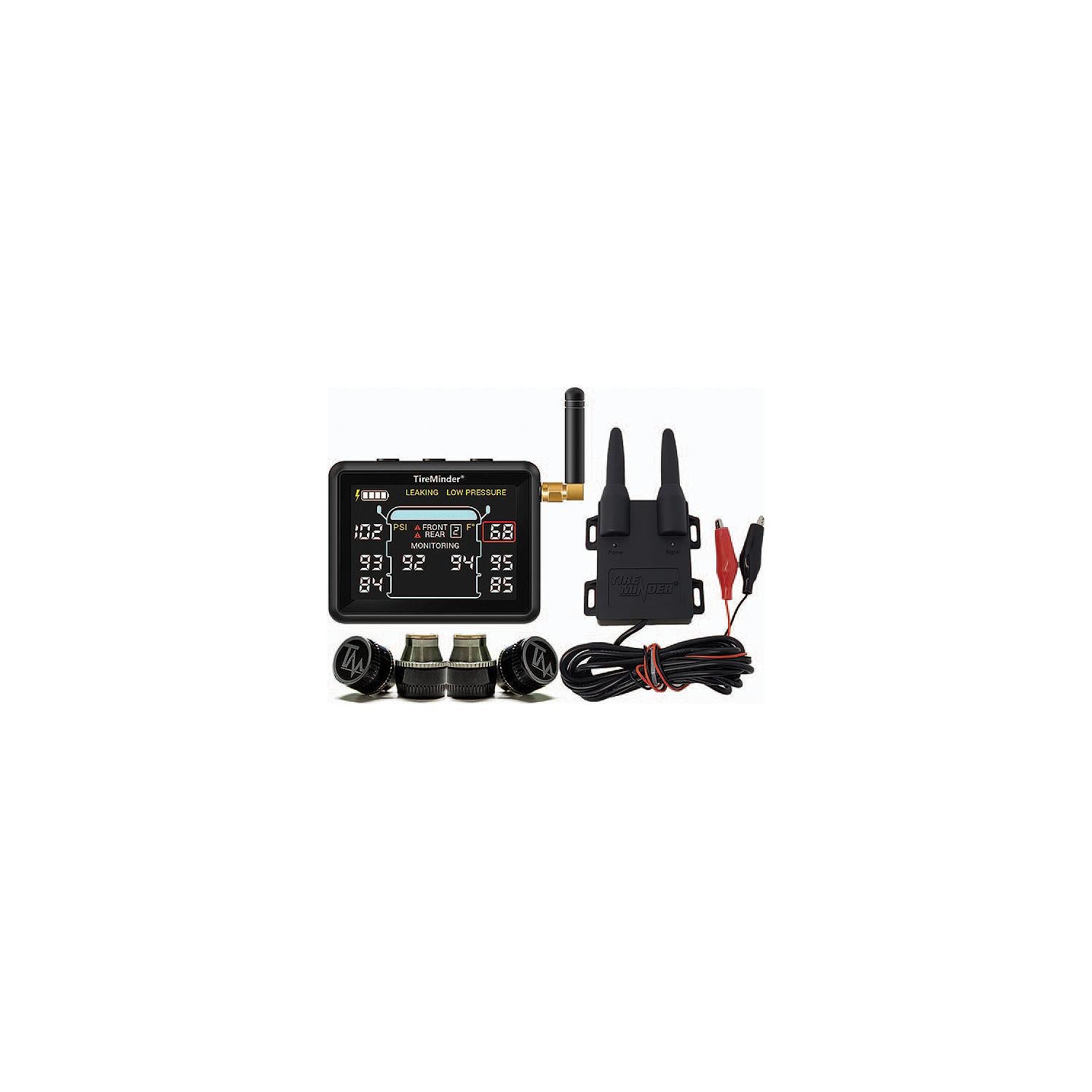 Minder Research TM22141 TireminderÂ® I10 Tire Pressure Monitoring System + Rhino BoosterÂ® w/4 Standard Transmitters