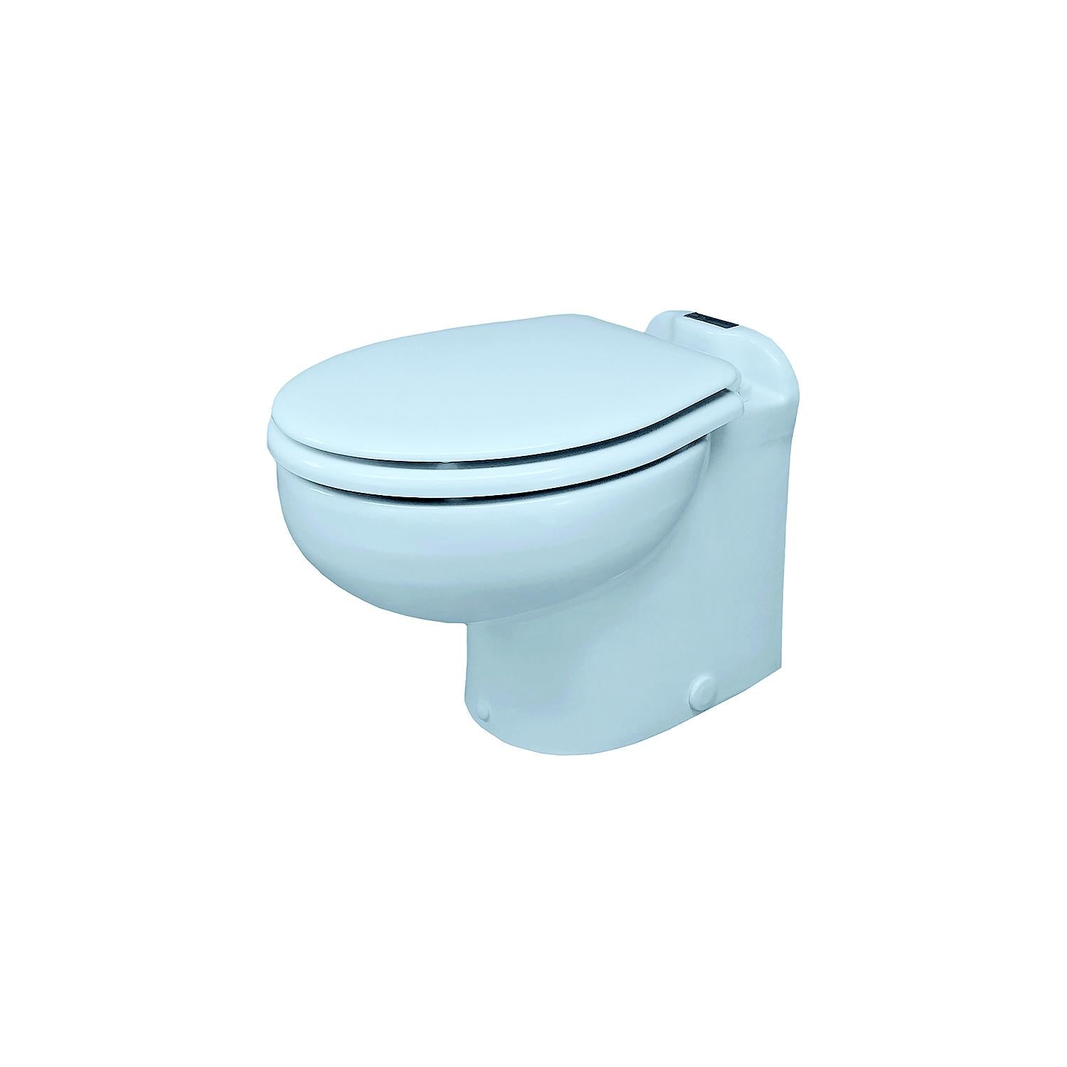 Raritan Engineering 220HS01201 Marine Eleganceâ„¢ Angled Back, Fresh Water and Remote, 12V Toilet, White