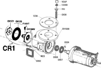 Raritan Engineering CR1 Centrifugal Discharge Pump Kit Fits Crown Head II