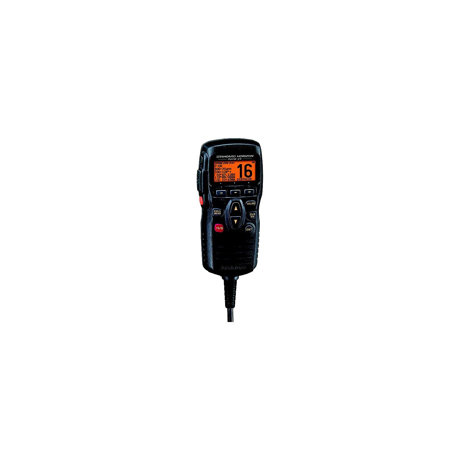 Standard Horizon CMP31B RAM3+ 2nd Station Remote Control Microphone, Black