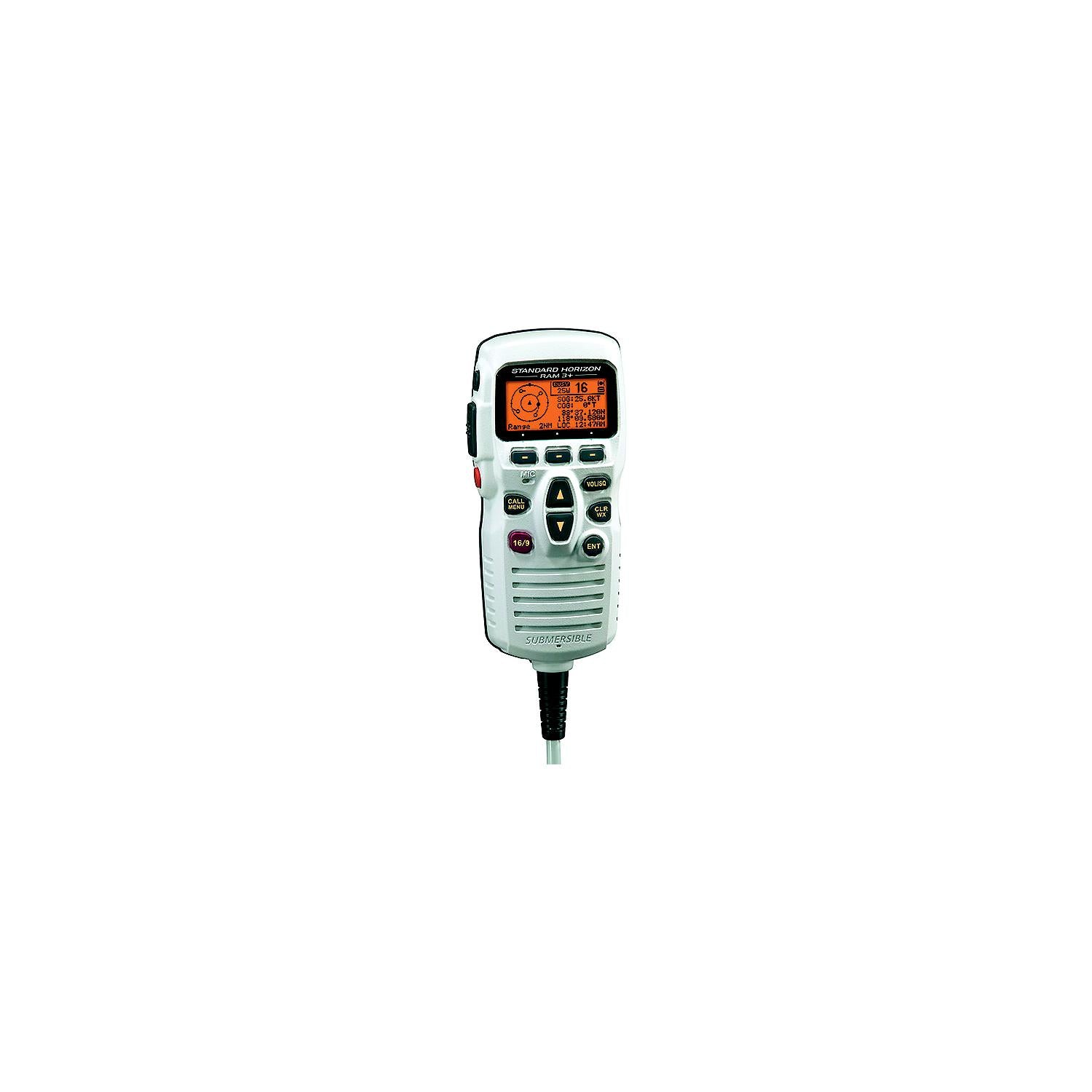 Standard Horizon CMP31W RAM3+ 2nd Station Remote Control Microphone, White