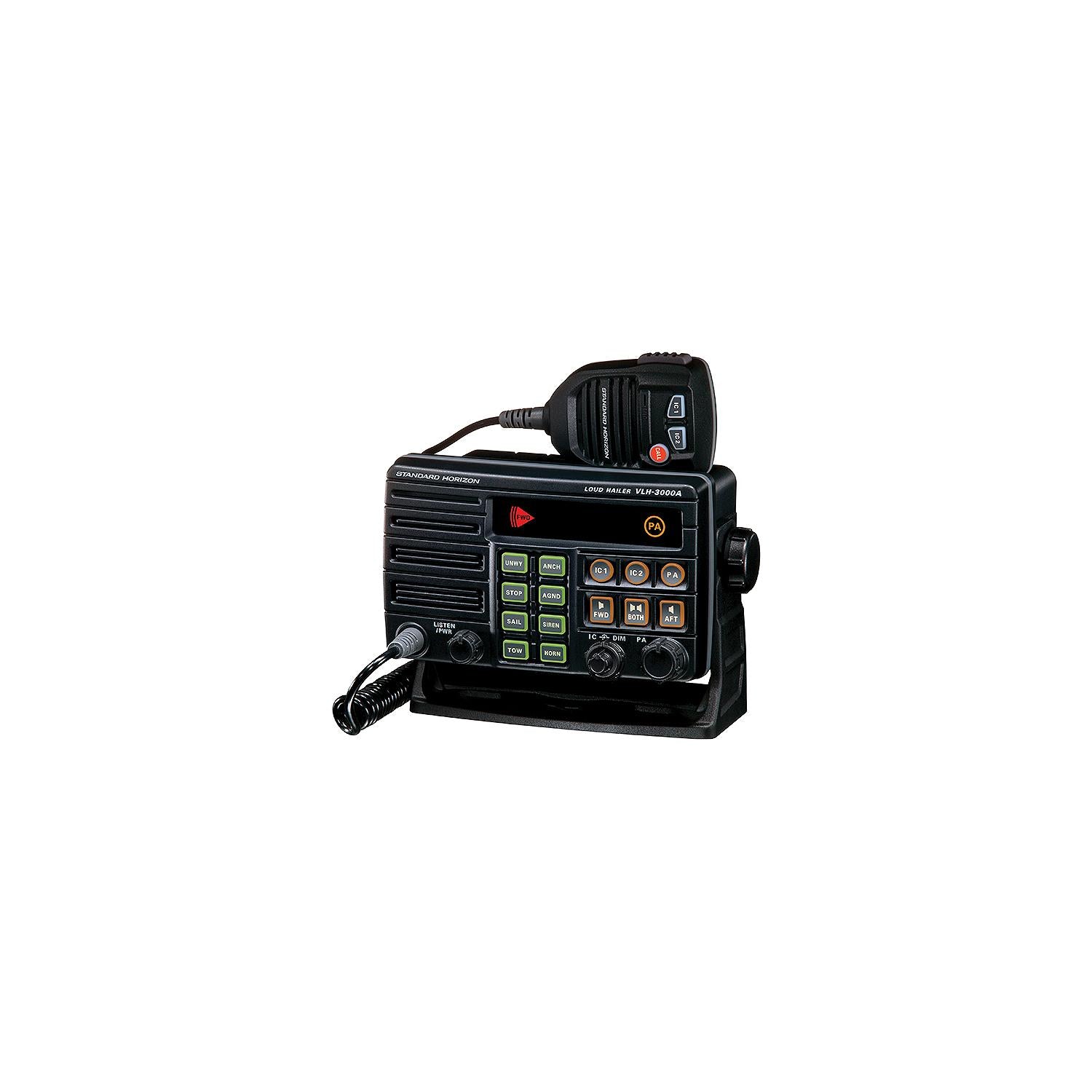 Standard Horizon VLH3000A 30 Watt, Dual Zone Loudhailer W/Adjustable Backlight