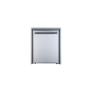 Pinnacle RF 12-282 RF12282 12V Compact Refrigerator, Brushed Stainless