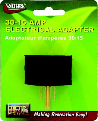 Valterra A10-0014VP A100014VP 30-15 Amp Electrical Adapter, Carded