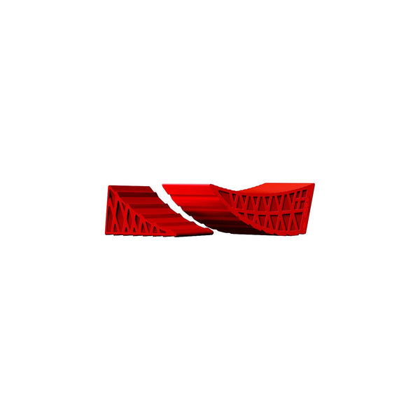 Valterra A10-0903 A100903 StayPut Two Axle Side-to-Side Level w/ Wedges, Red, 2pk