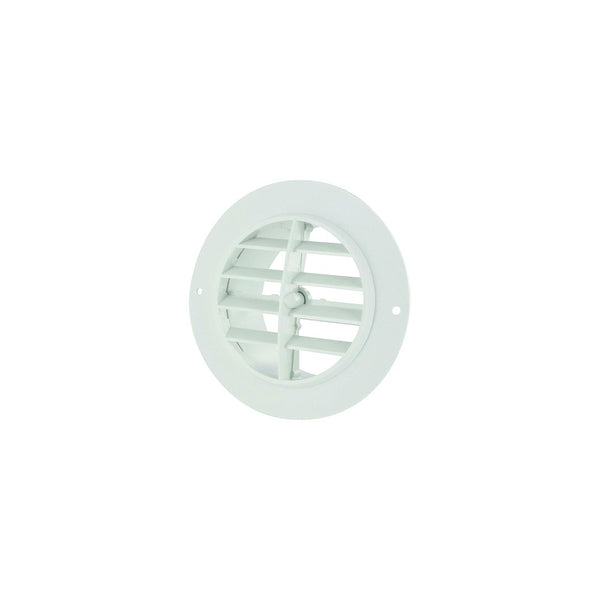 Valterra A10-3335VP A103335VP 4" Heating & A/C Dampered Register, White