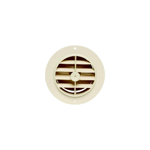 Valterra A10-3349VP Dampered Heating & A/C Register, Off-White