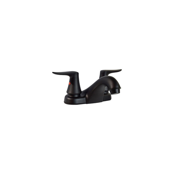 Valterra PF222706 Catalinaâ„¢ Two Handle 4" Lavatory Faucet Hi-Rise Spout, Matte Black