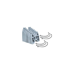 Valterra S1500G 15' Standard Slunky RV Drain Hose Support, Grey