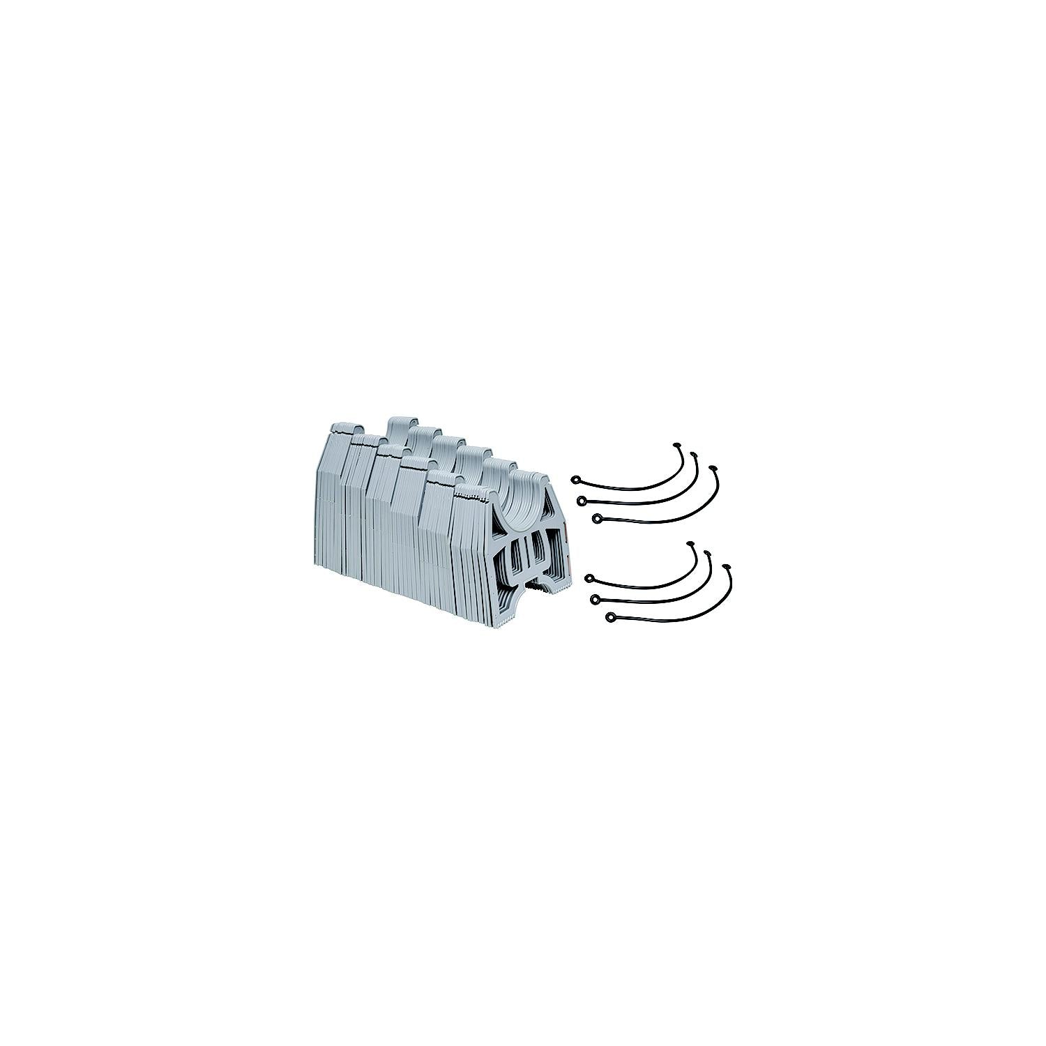 Valterra S2500G 25' Standard Slunky RV Drain Hose Support, Grey