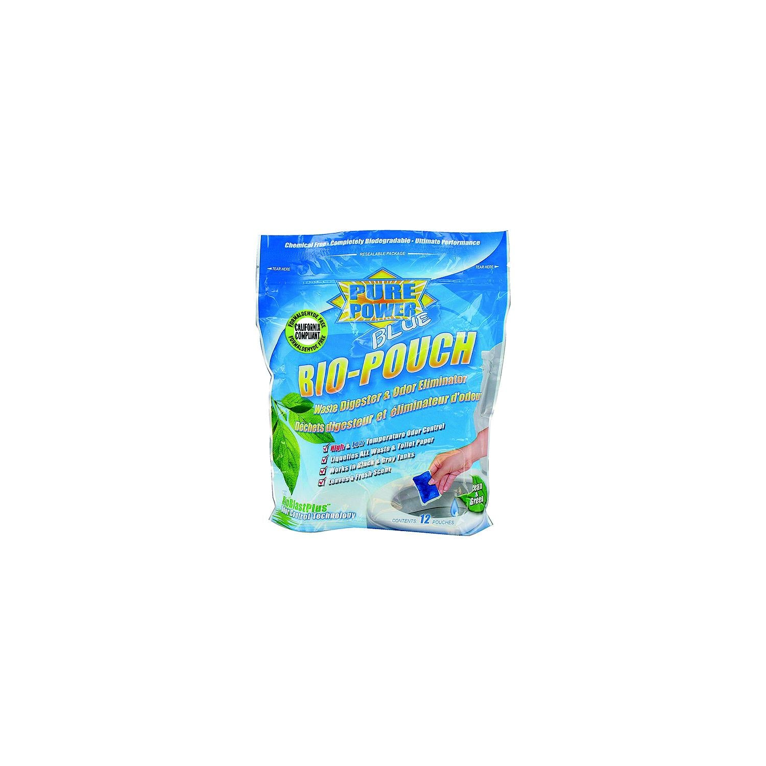 Valterra V23016 Pure PowerÂ® Blue Bio-Pouch Drop In, 12/pk
