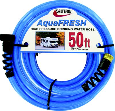 Valterra W01-8120 W018120 Blue AquaFresh High Pressure RV Drinking Water Hose, 1/2" x 10'
