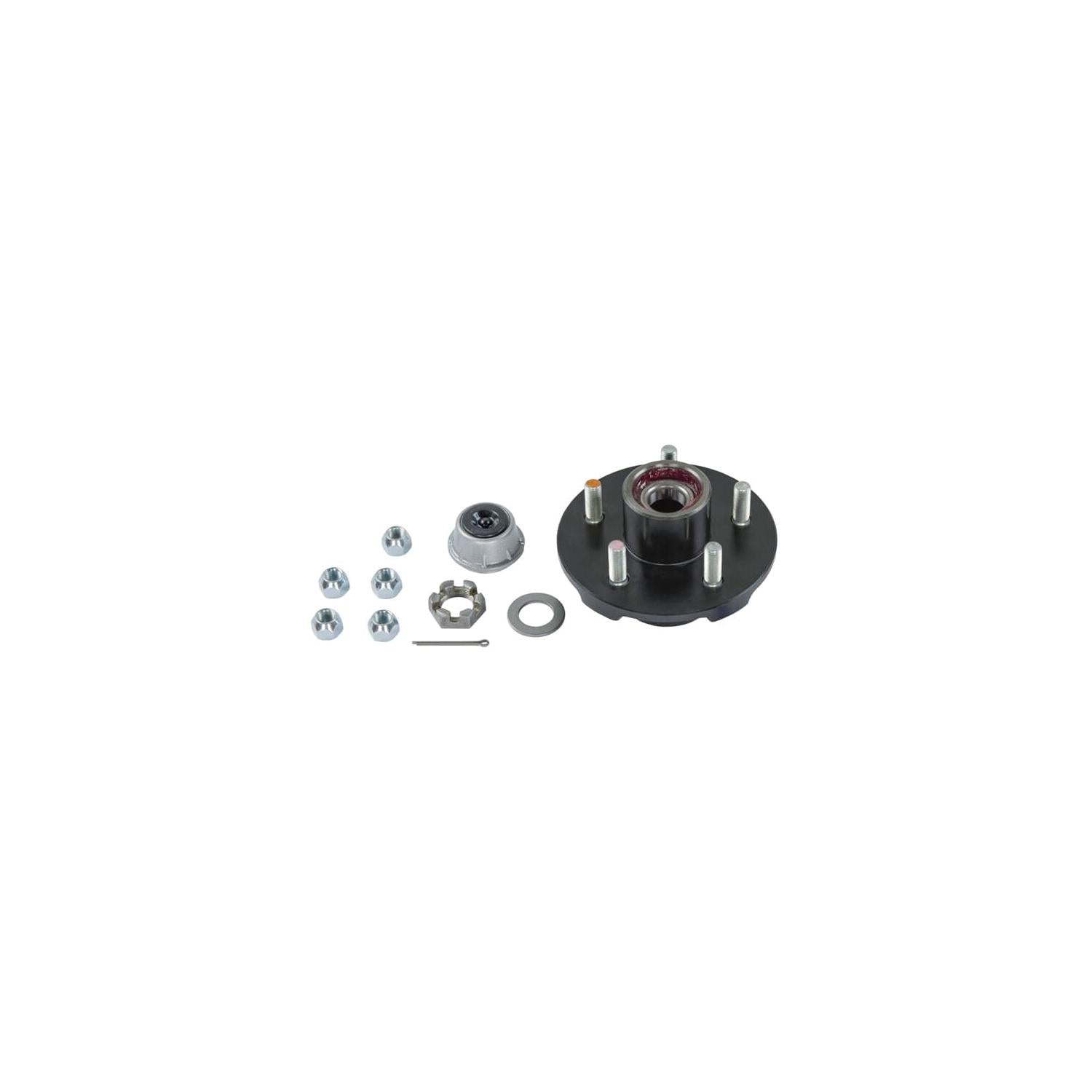 nan 2024013263 Lippert Complete Pre-Greased Hub Assembly with Lug Nuts - 3,500-lb. Axles, 1/2
