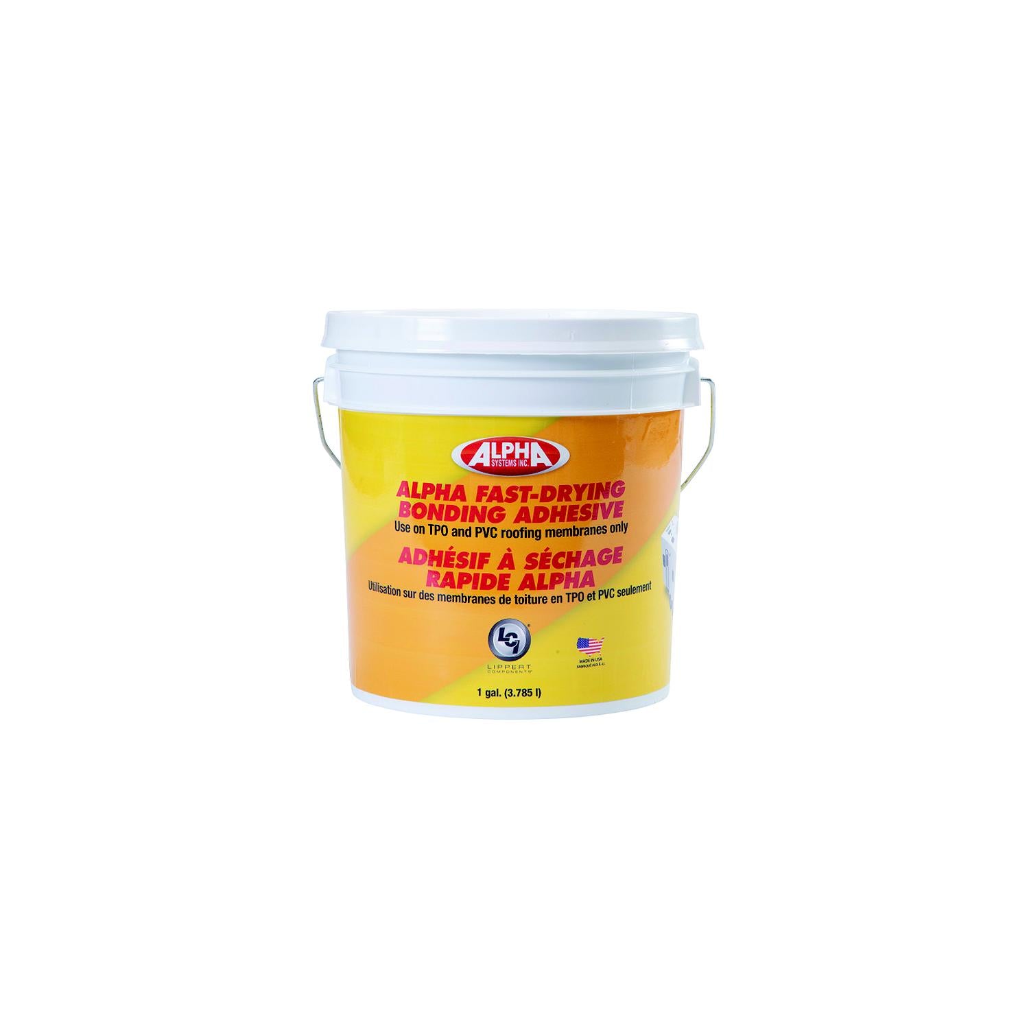 Lippert 862400 Alpha Systems Fast-Drying Water Based Bonding Adhesive, Gal., White