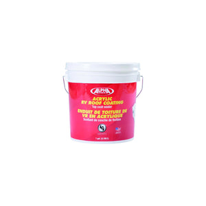 Lippert 862401 Alpha Systems Acrylic Rv Roof Coating, Gal.