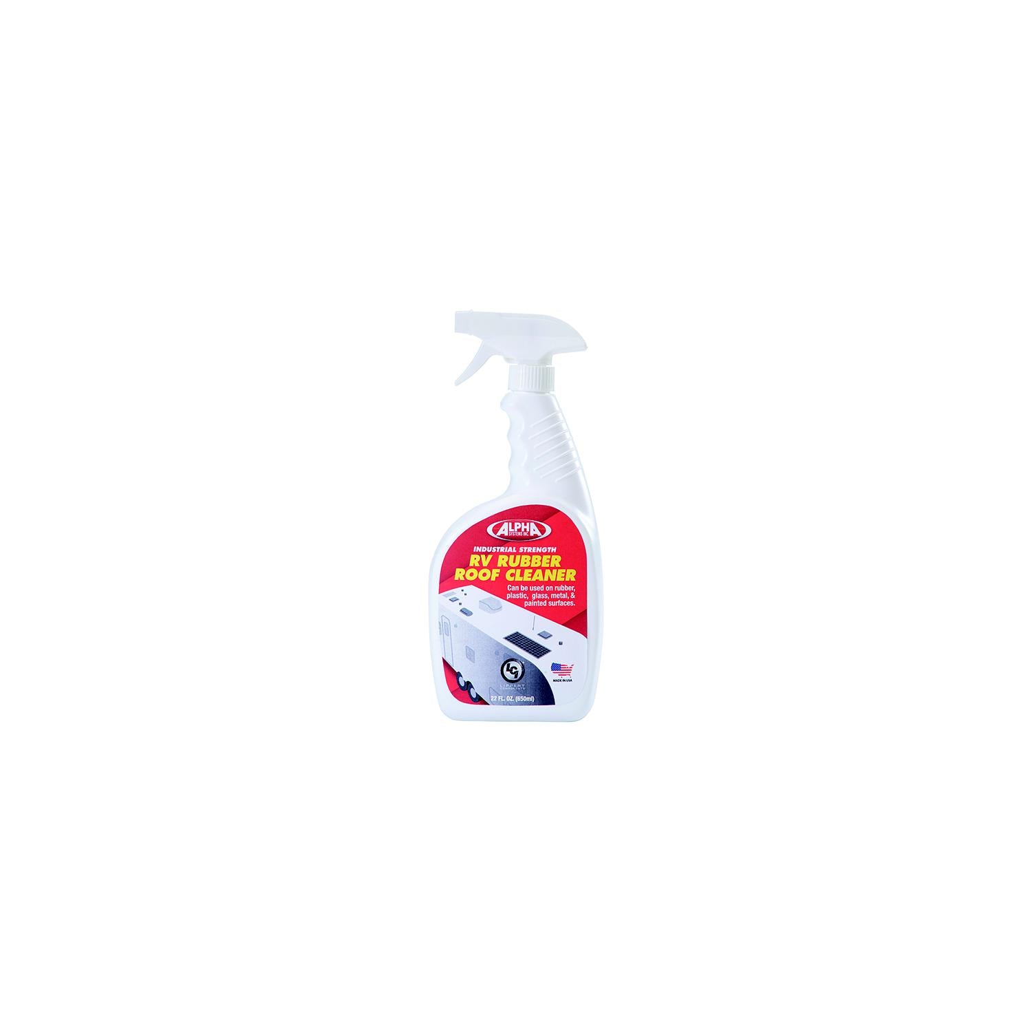 Lippert 862414 Alpha Systems RV Rubber Roof Cleaner, 22 fl. oz.