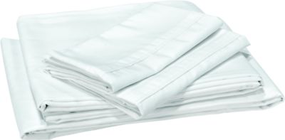 Lippert (Furniture) 2020218508 Thomas Payne Microfiber Sheet Set, White, Queen
