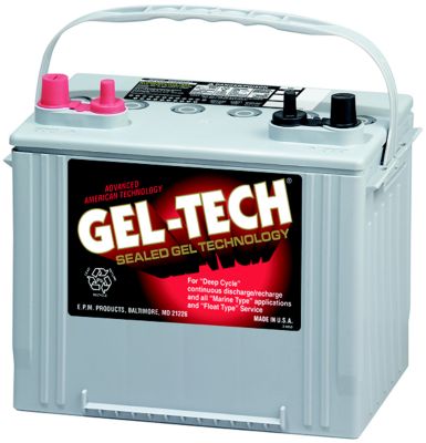 Midstate Battery 8G24M Gel Tech Dryfit 12 Volt