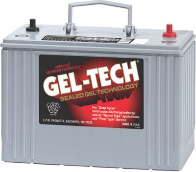Midstate Battery 8G31DT Gel Tech Dryfit 12 Volt