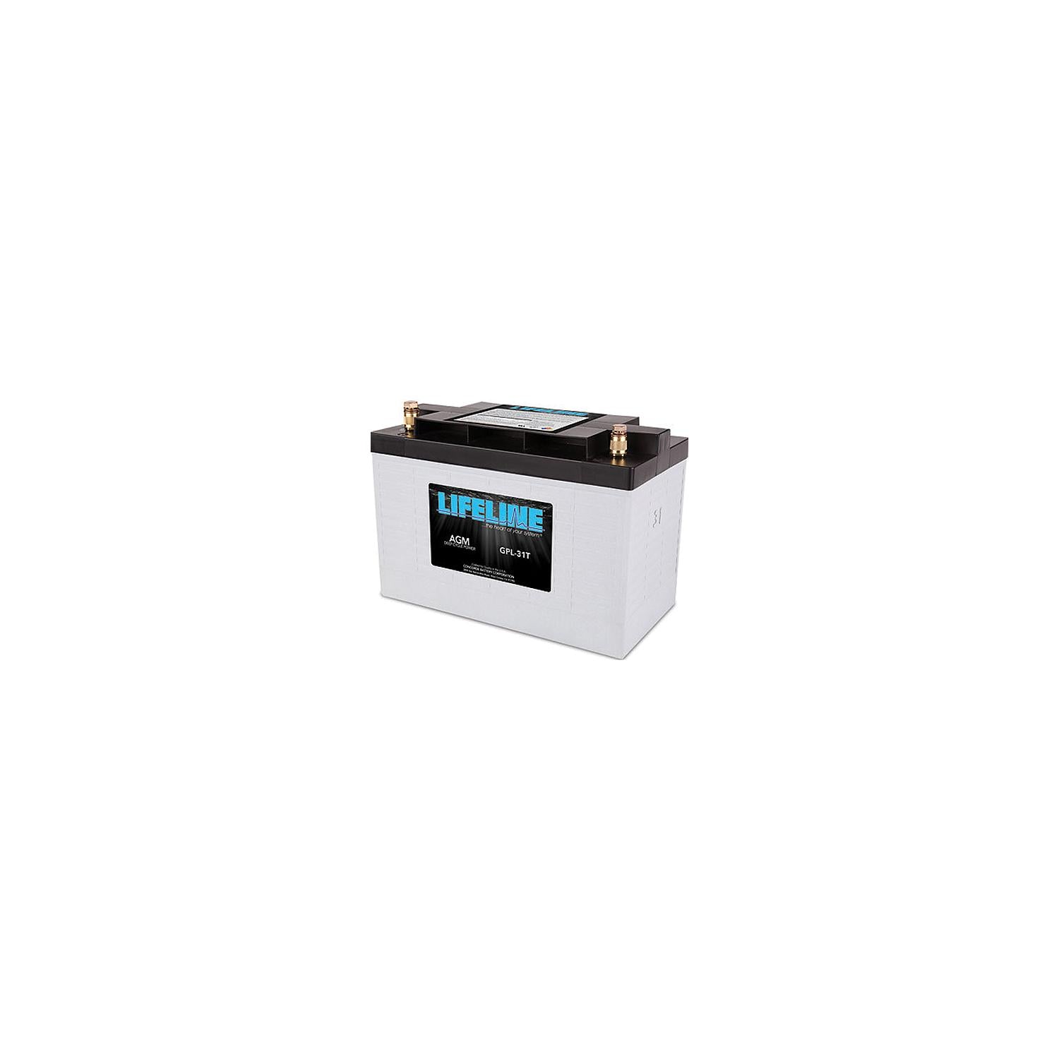 Midstate Battery GPL-31T Lifeline LLGPL31T AGM Group 31 12V