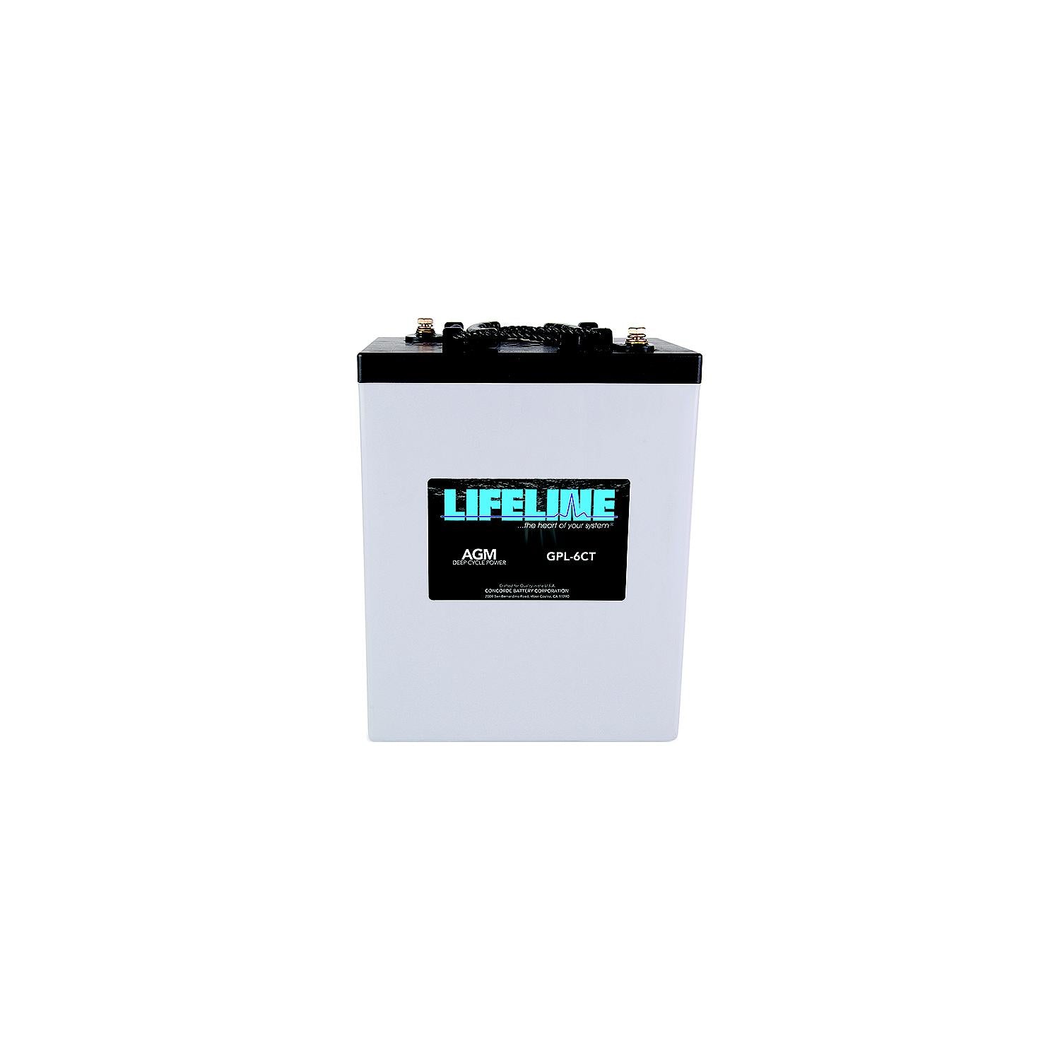 Midstate Battery GPL-6CT Lifeline LLGPL6CT AGM Battery, 6 Volt