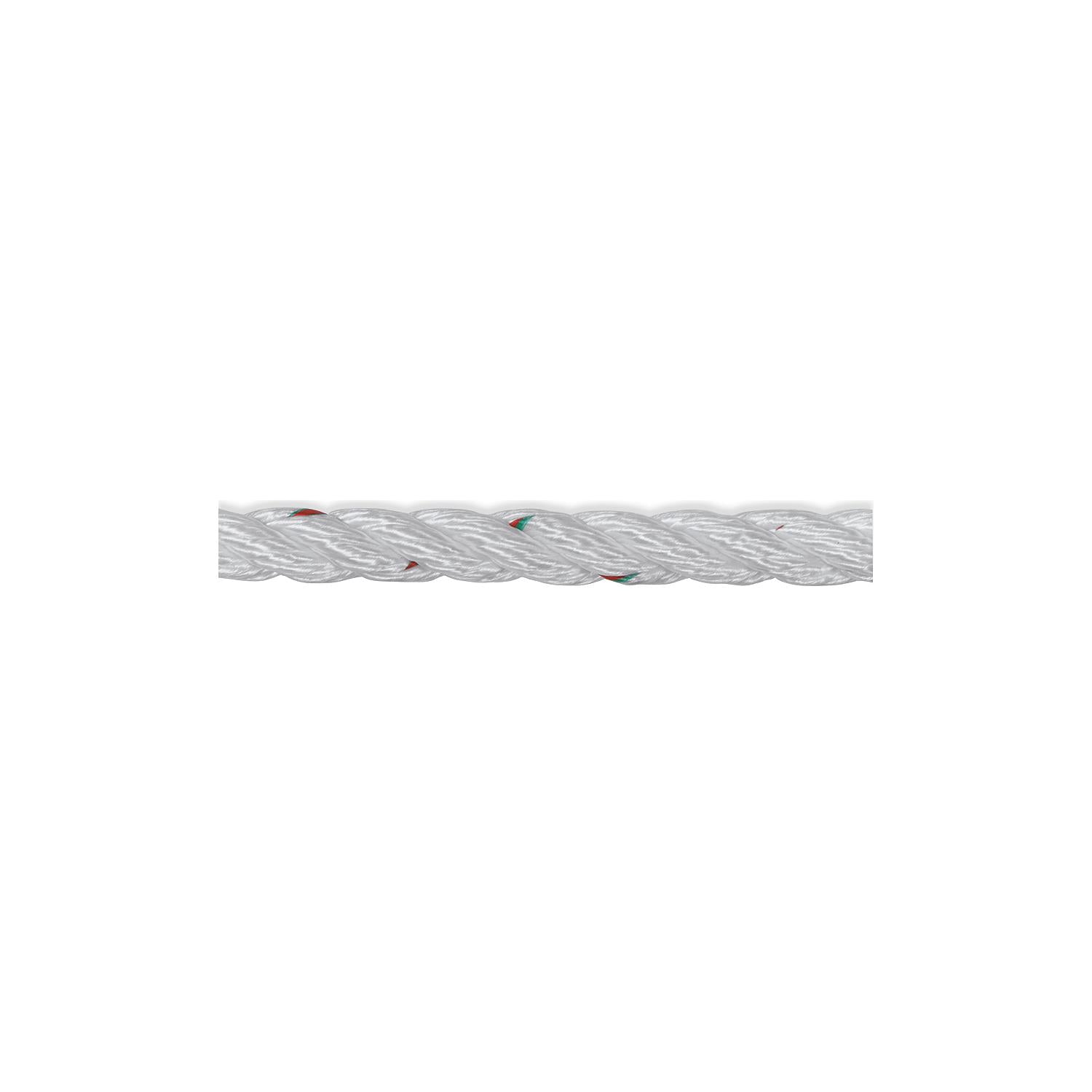 Samson Rope 170 048 006 020 Pro-Set-3 Nylon, White, 3/4