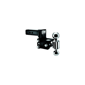 B&W Trailer Hitches TS10033B Tow & Stow Dual Ball Receiver Hitch | Fits Standard 2