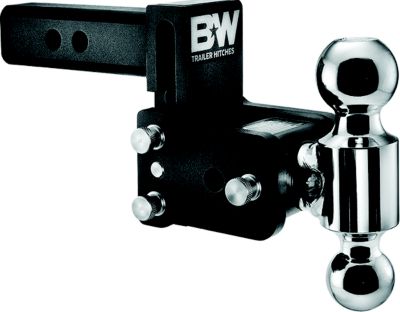 B&W Trailer Hitches TS10037B Tow & Stow Dual Ball Receiver Hitch | Fits Standard 2