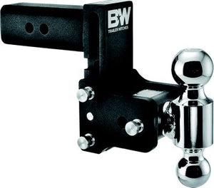 B&W Trailer Hitches TS20037B Tow & Stow Dual Ball Receiver Hitch | Fits 2-1/2