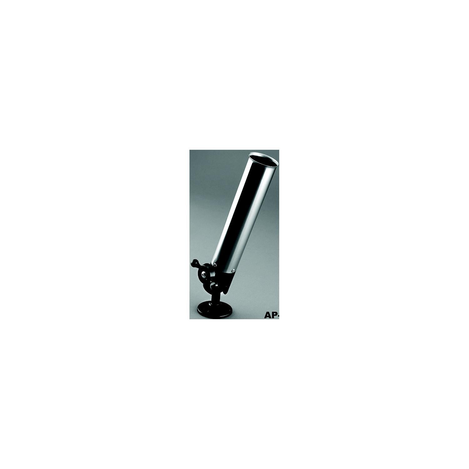 Panther 95-0700 Angler's Pal 950700 Stainless Steel Tube With Black Anodized Aluminum Rod Holder, 7-3/4
