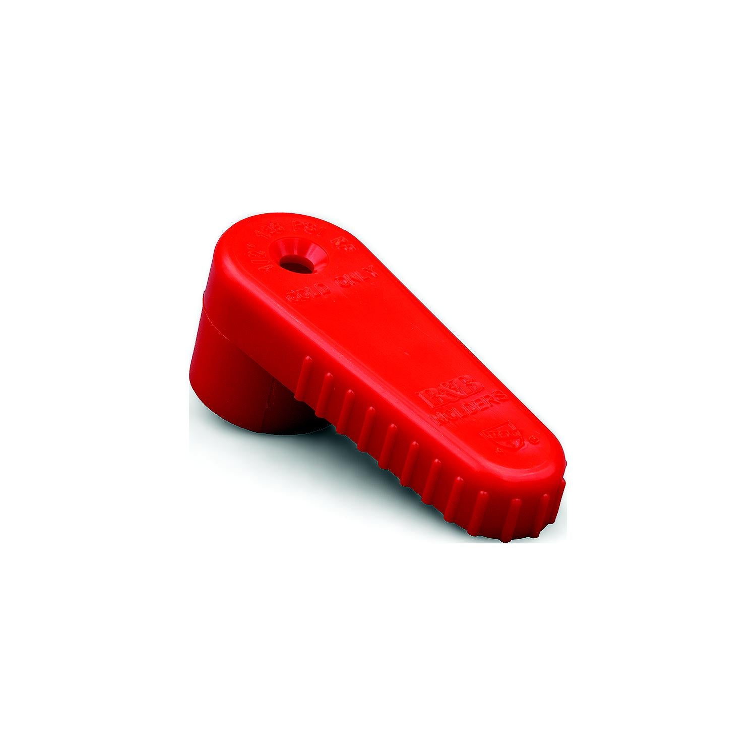 B&B Molders 94237 B and Replacement Handle for Water Diverter, Hot Water, Red