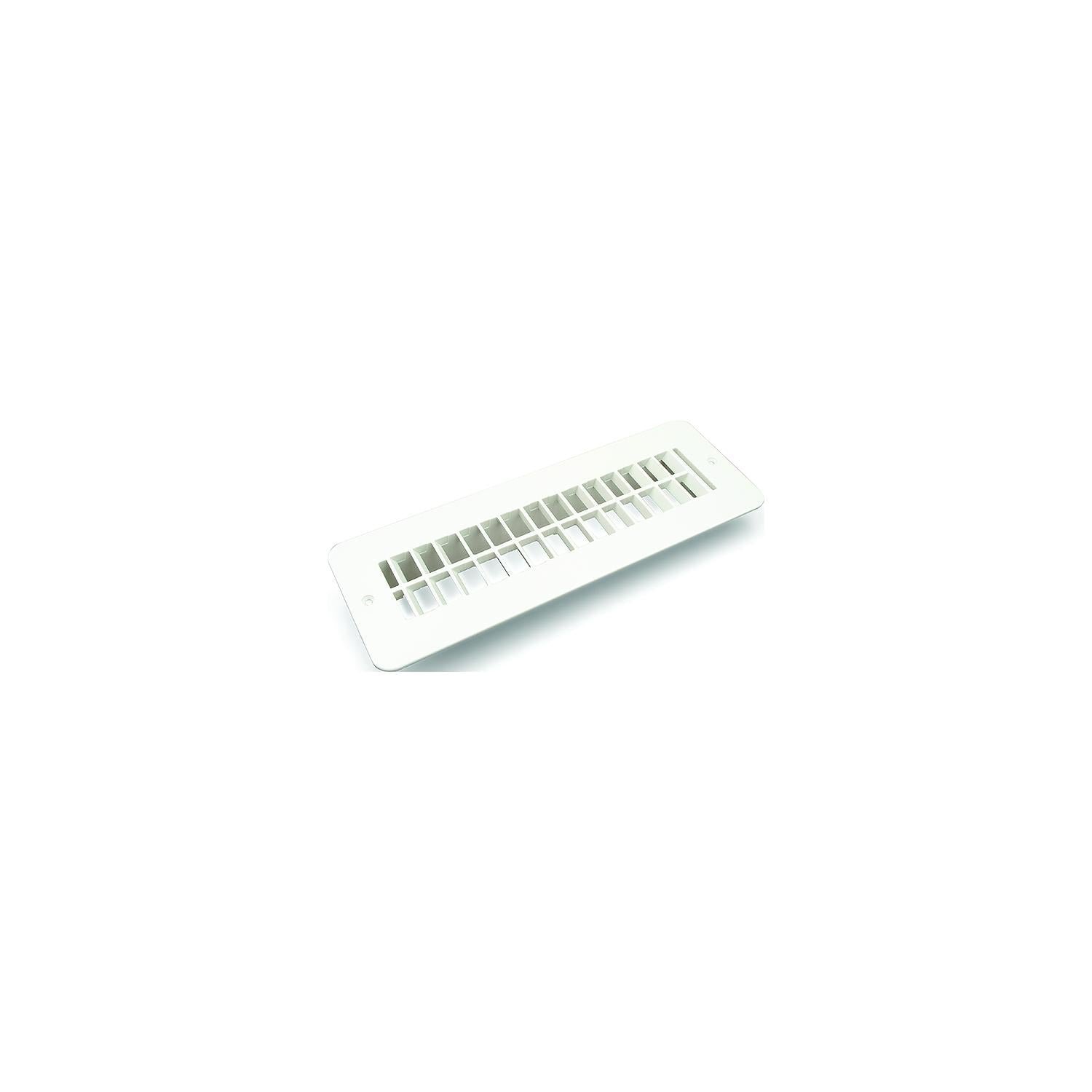 B&B Molders 94256 Floor Register, w/o Damper, Polar White