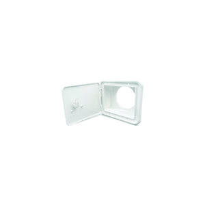 B&B Molders 94302 Sewer Hose/Storage Hatch, Polar White