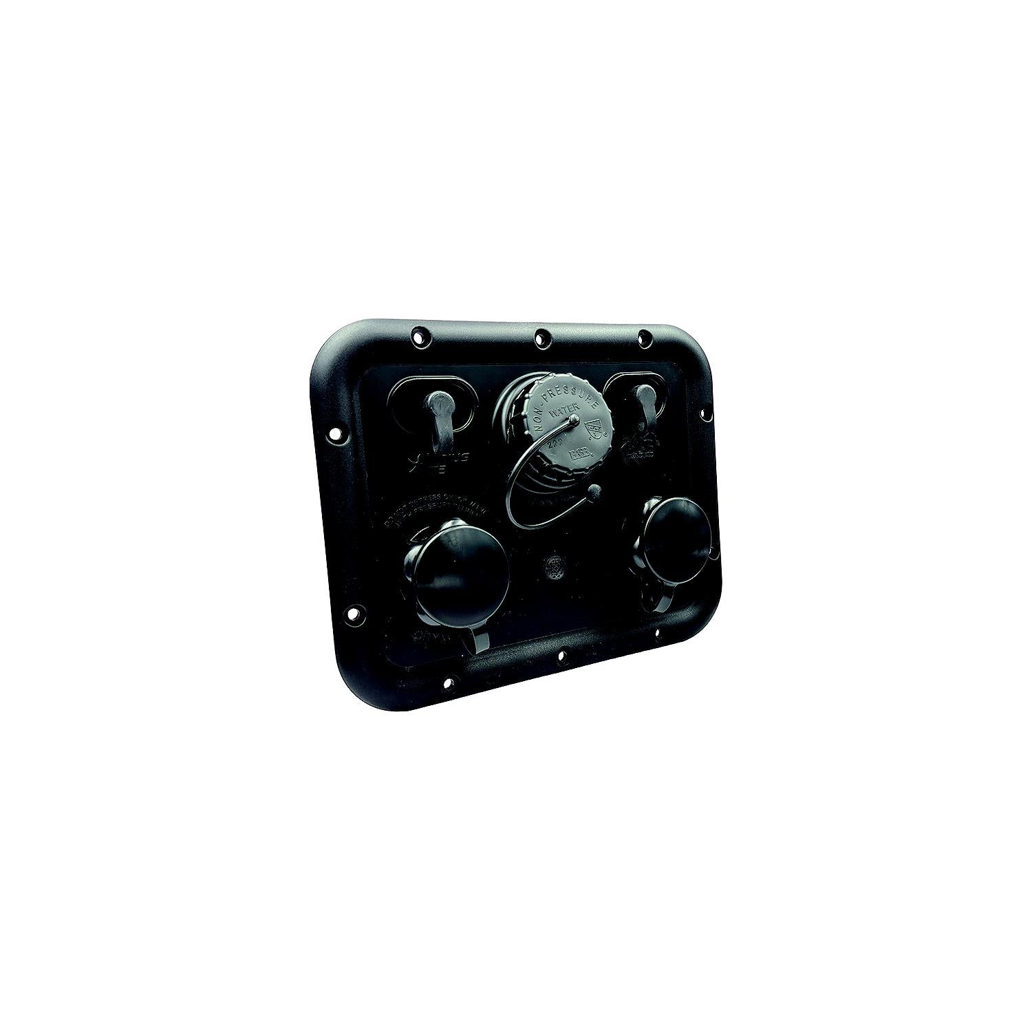 B&B Molders 94348 94219 City Water Dish w/Brass Check Valve, Black