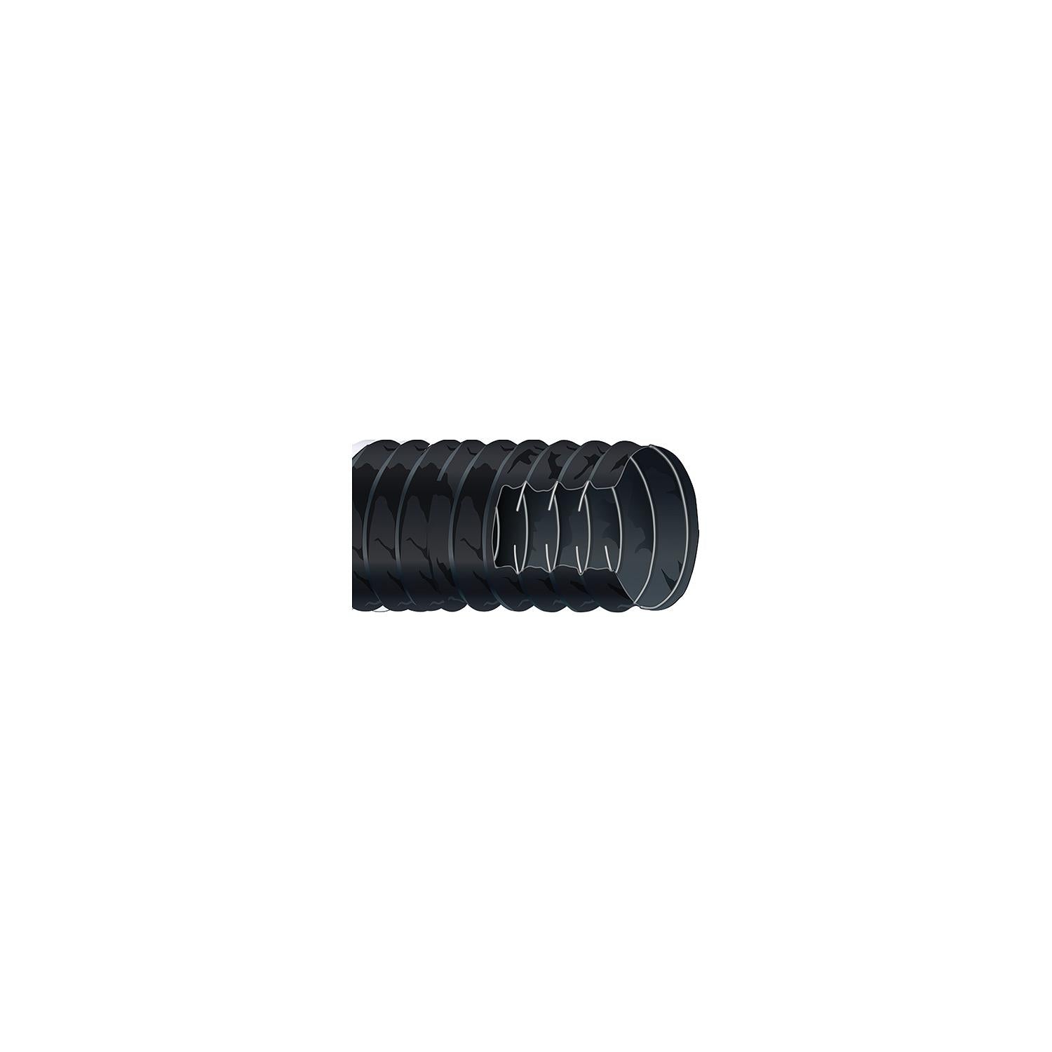 Shields Hose 16-402-4000S Marine Series 400 & 402 Vinylvent Ducting | Black