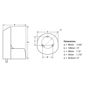 Hella Marine NaviLED PRO Deck Mount Adapter - White [241287812]