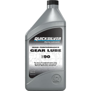 Quicksilver 8M0222065 92-8M0222065 High Performance Gear Lube SAE-90, 32 oz.