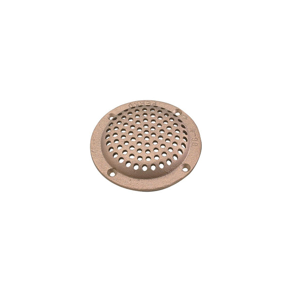 Perko 0086DP5PLB 5" Round Bronze Strainer for 2" T-Hulls