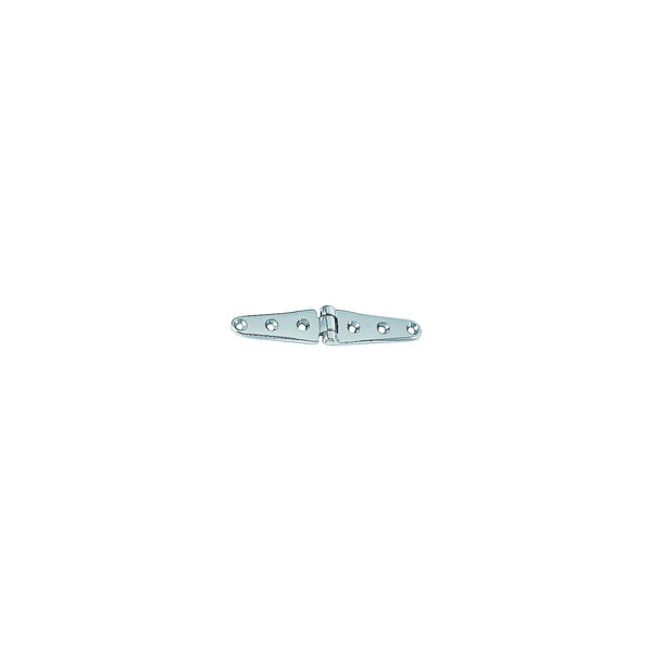 Perko 0120DP2CHR 6" Strap Hinges Chrome Plated Brass, Pr.