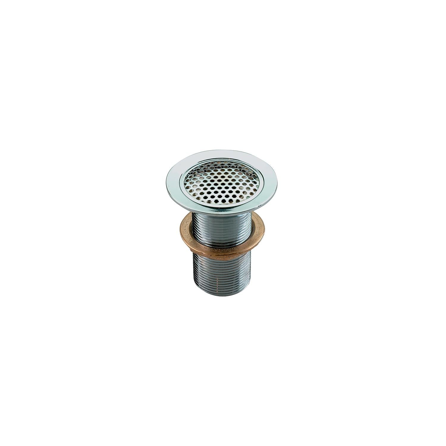Perko 0361005CHR Flush Mount Drain For Pipe, Chrome/Bronze